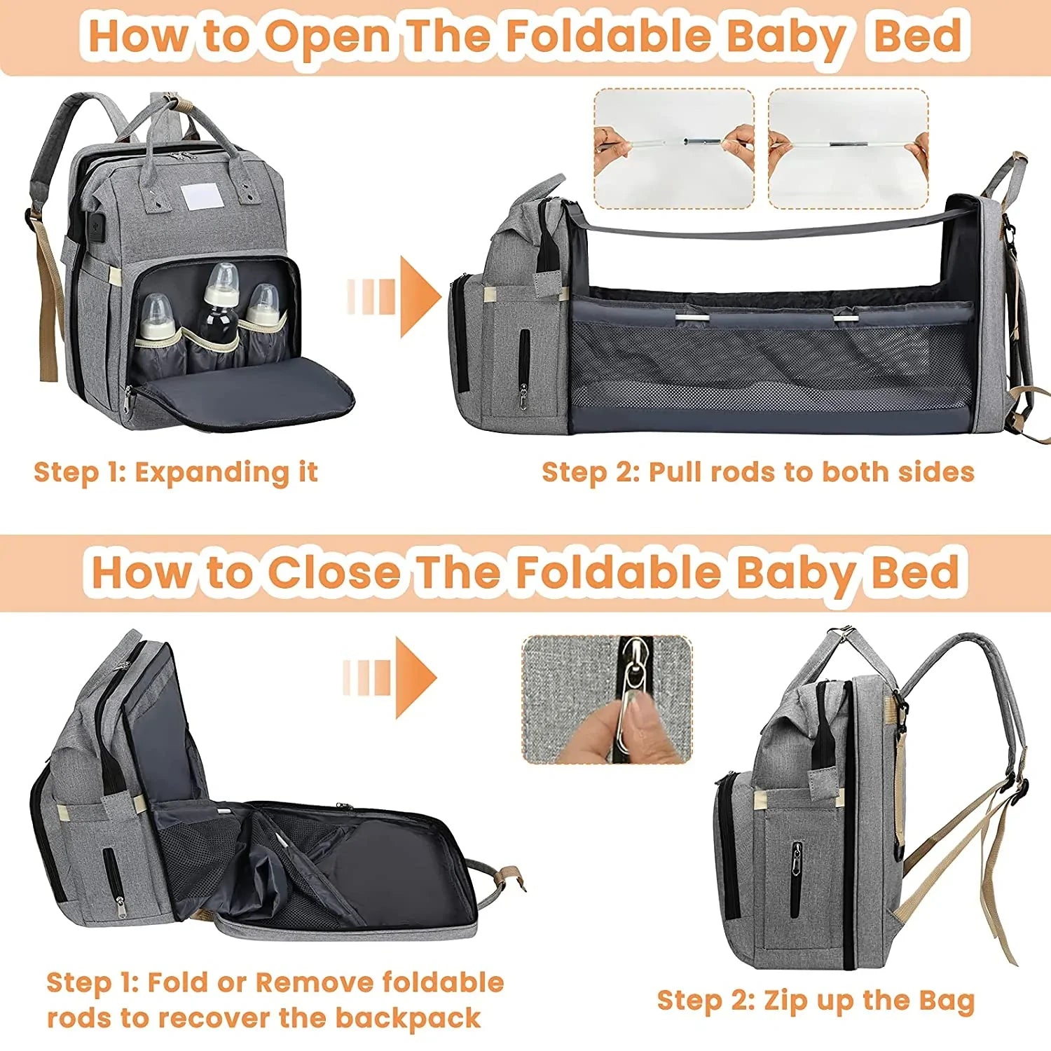 Nappy diaper bag