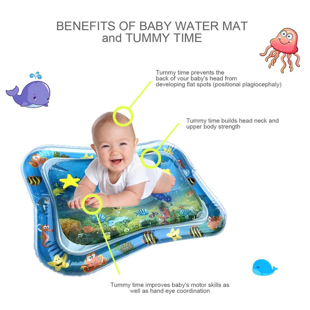 inflatable water play mat