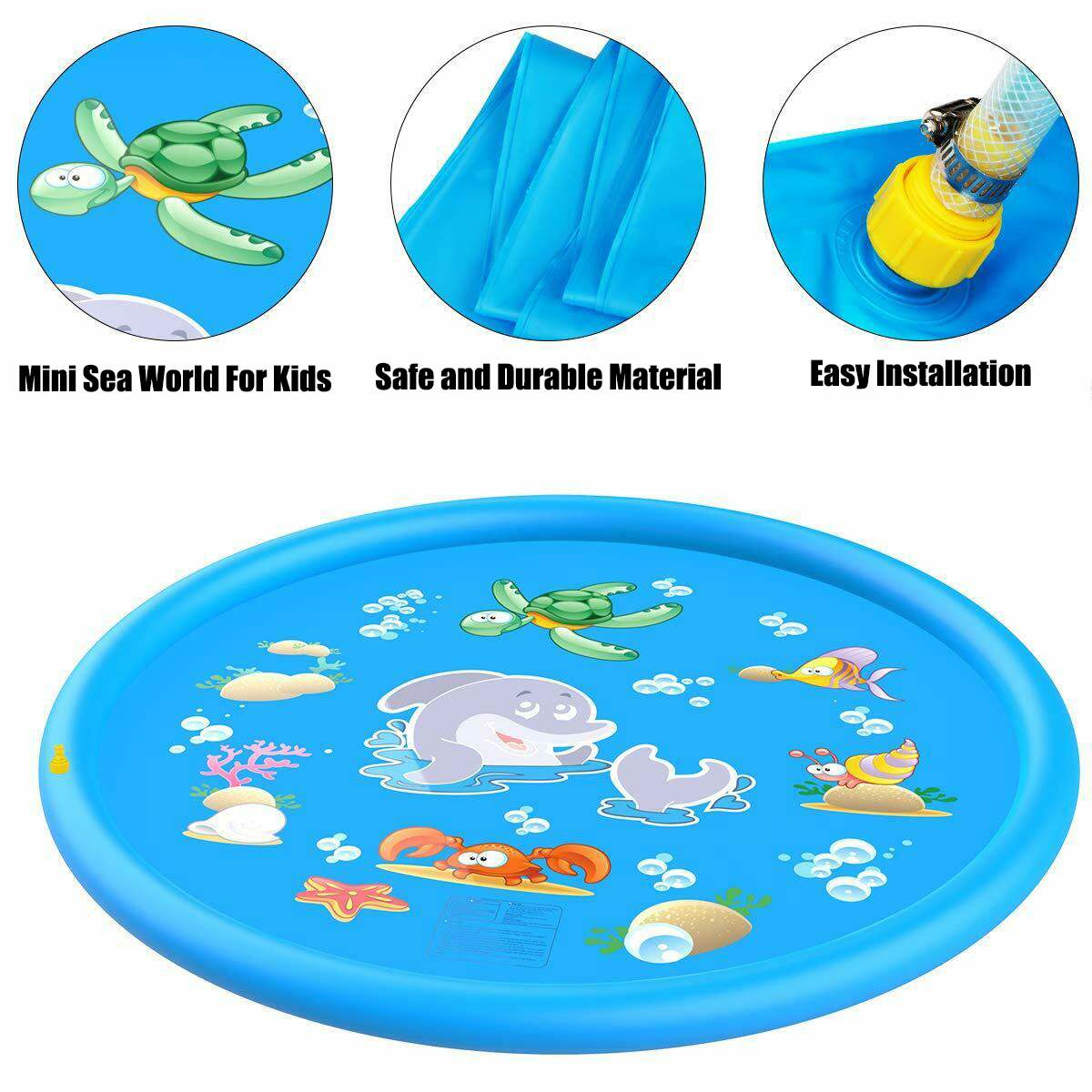 sprinkle and splash play mat