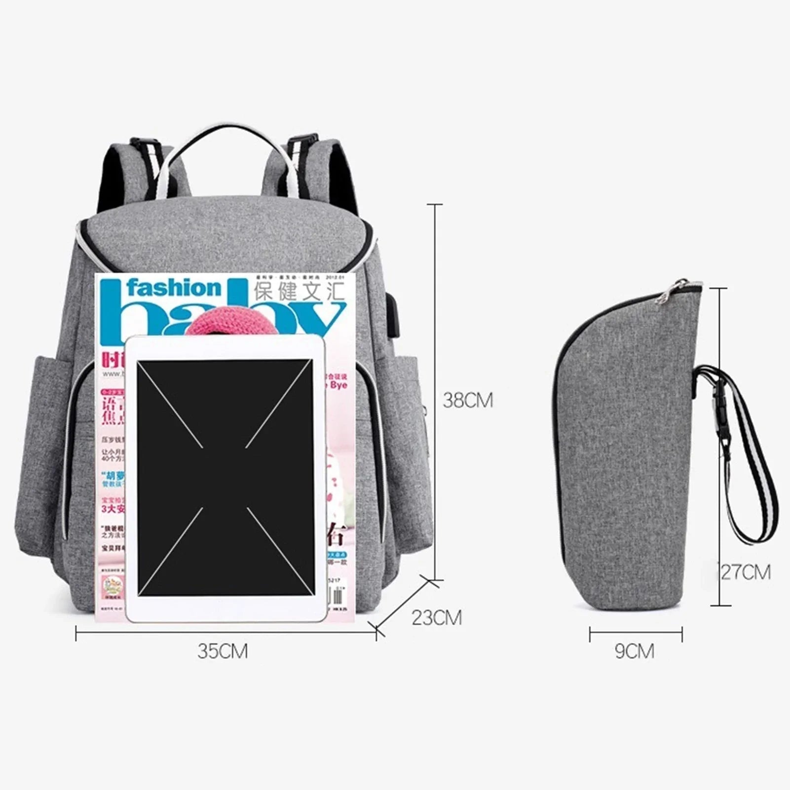 Diaper bag backpack