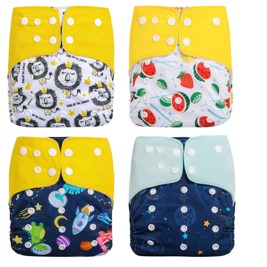Baby Diapers ECO-friendly Adjustable Washable Reusable for Baby Girls and Boys