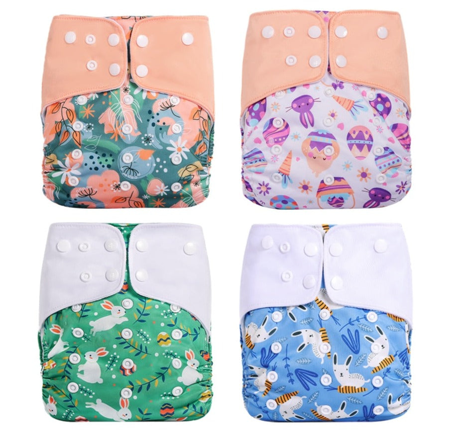 Baby Diapers ECO-friendly Adjustable Washable Reusable for Baby Girls and Boys