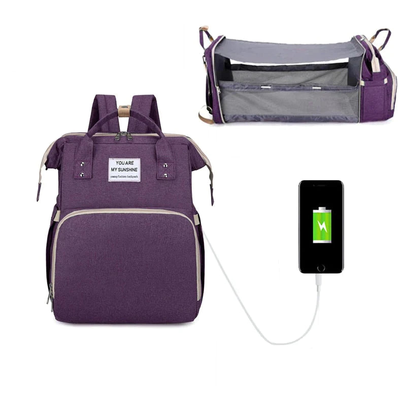 Nappy backpack diaper bag