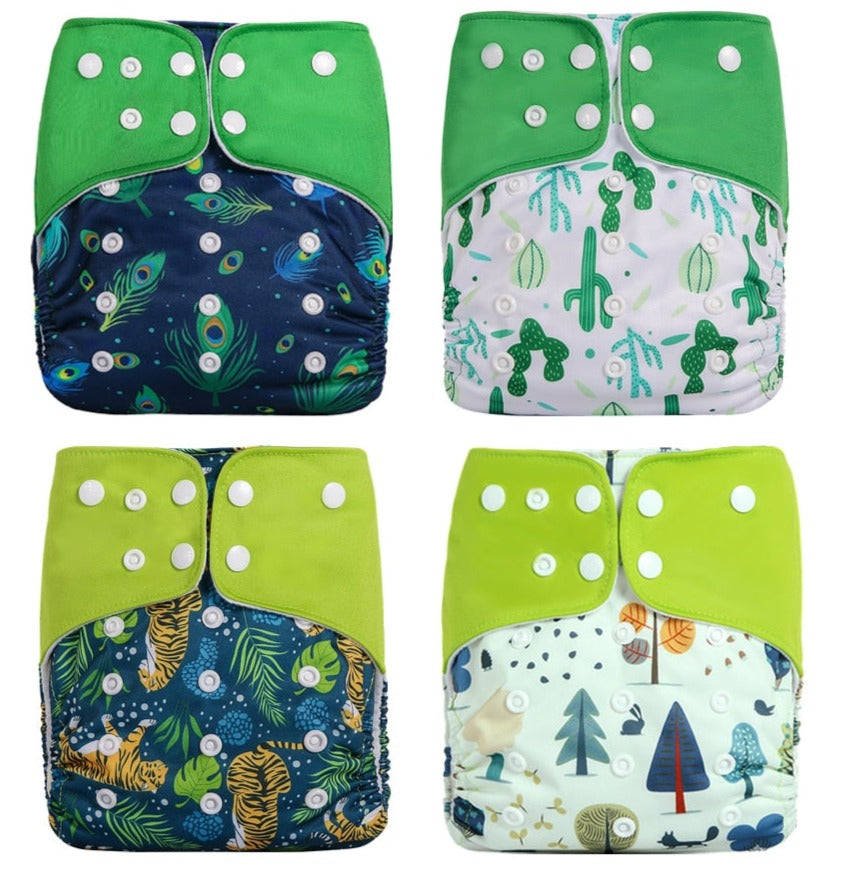 Baby Diapers ECO-friendly Adjustable Washable Reusable for Baby Girls and Boys