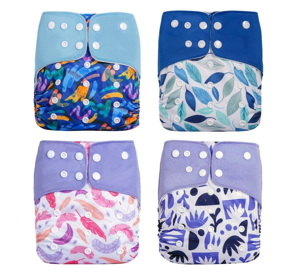 Baby Diapers ECO-friendly Adjustable Washable Reusable for Baby Girls and Boys