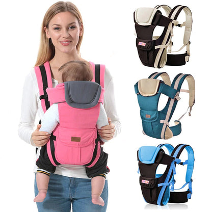 Front facing baby carrier