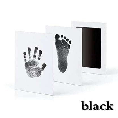 Baby hand foot print ink pad black