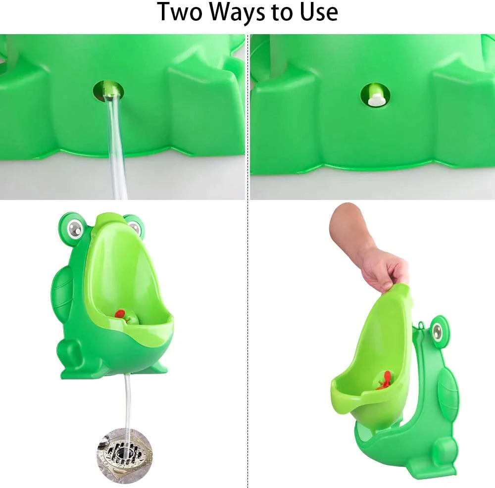 Two ways to use Wall-Mounted Toilet Pee Trainer