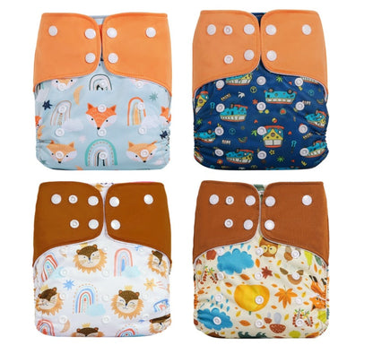 Baby Diapers ECO-friendly Adjustable Washable Reusable for Baby Girls and Boys
